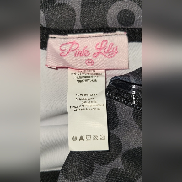 NWOT Pink Lily Leggings - Picture 3 of 3